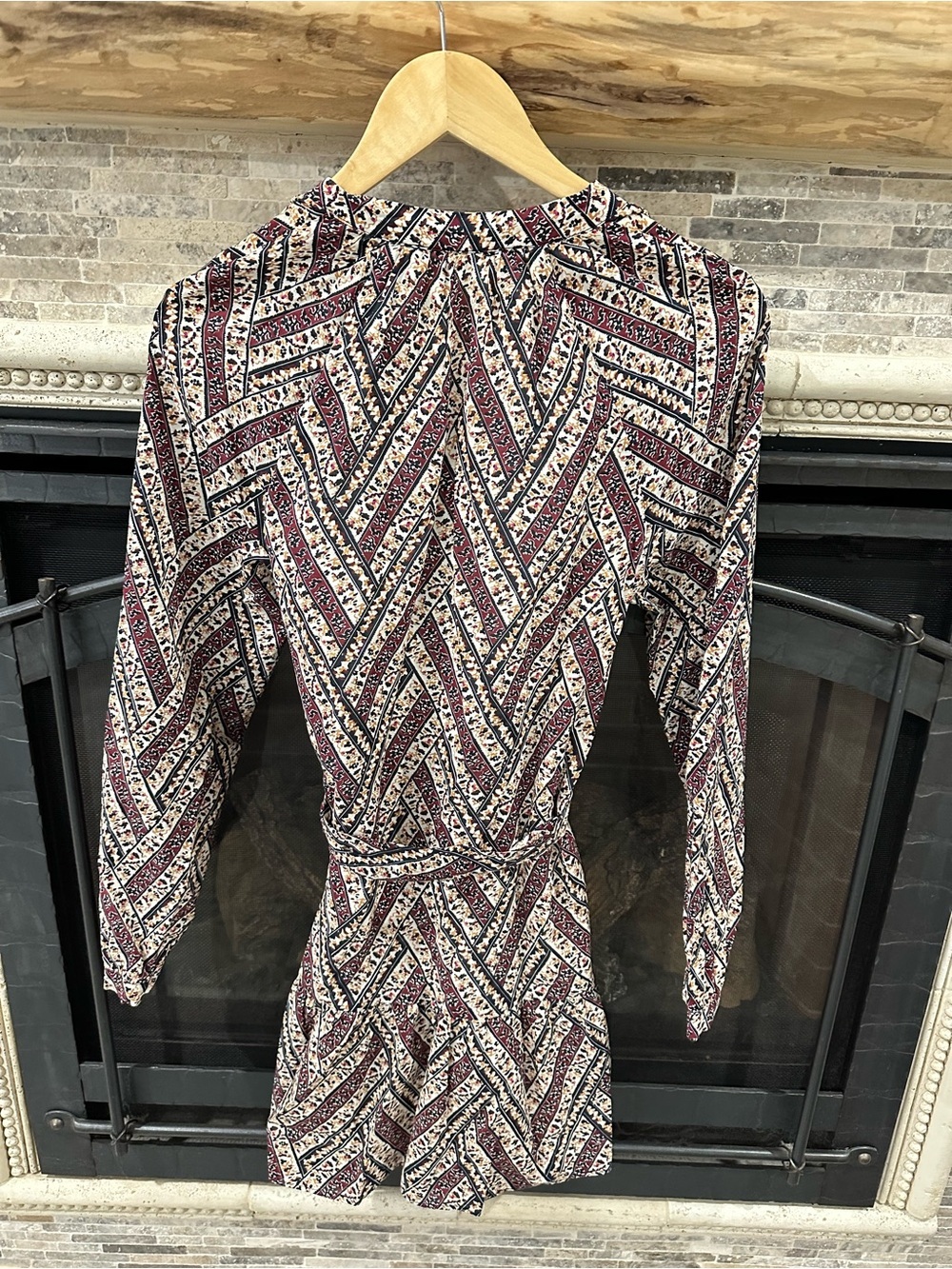 Veronica Beard Georgia Belted Printed Cotton Mousseline Mini Shirt Dress Size 2 - Picture 3 of 8